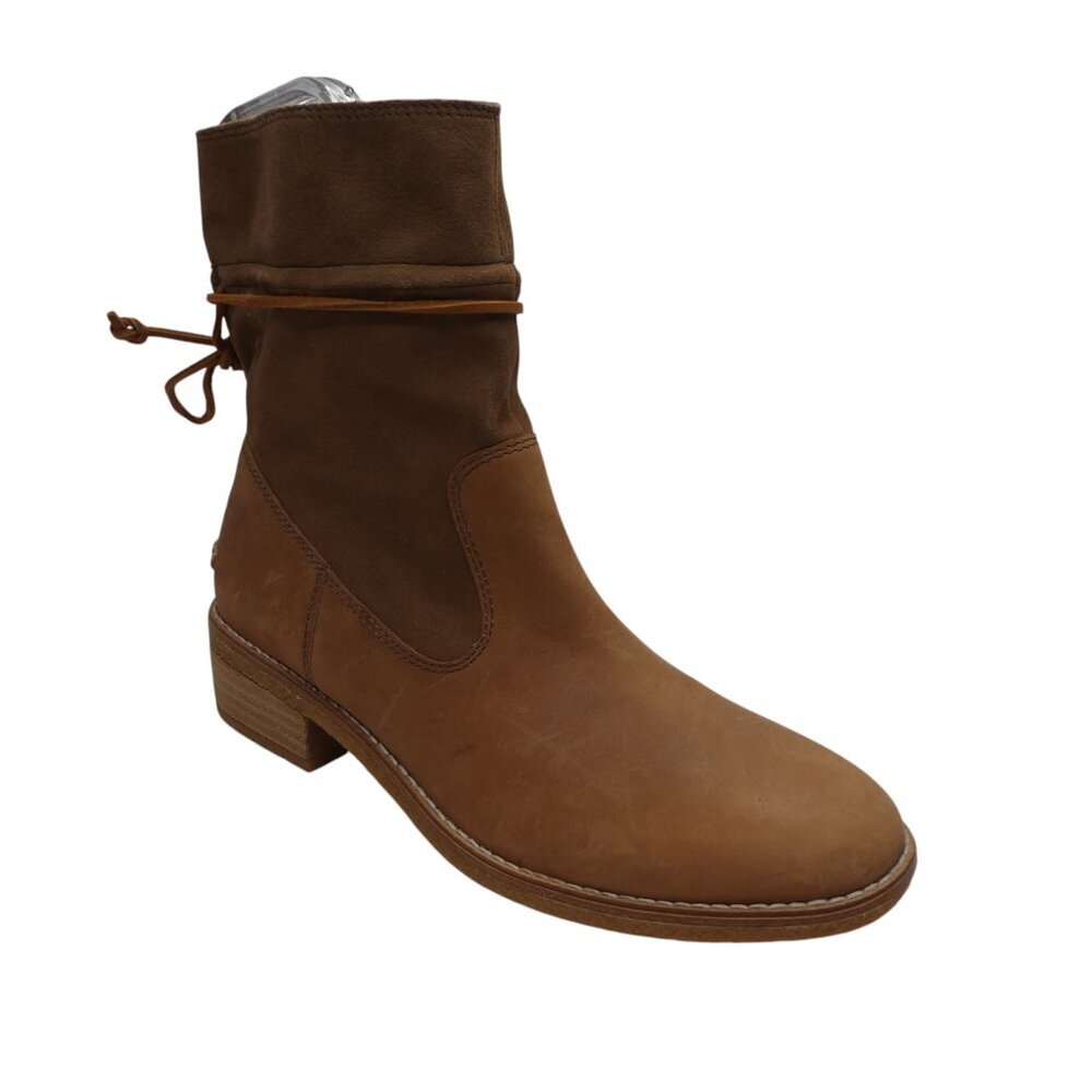 Sperry Maya Ronan Brown Leather Boho Ankle Boots Womens 8.5‎